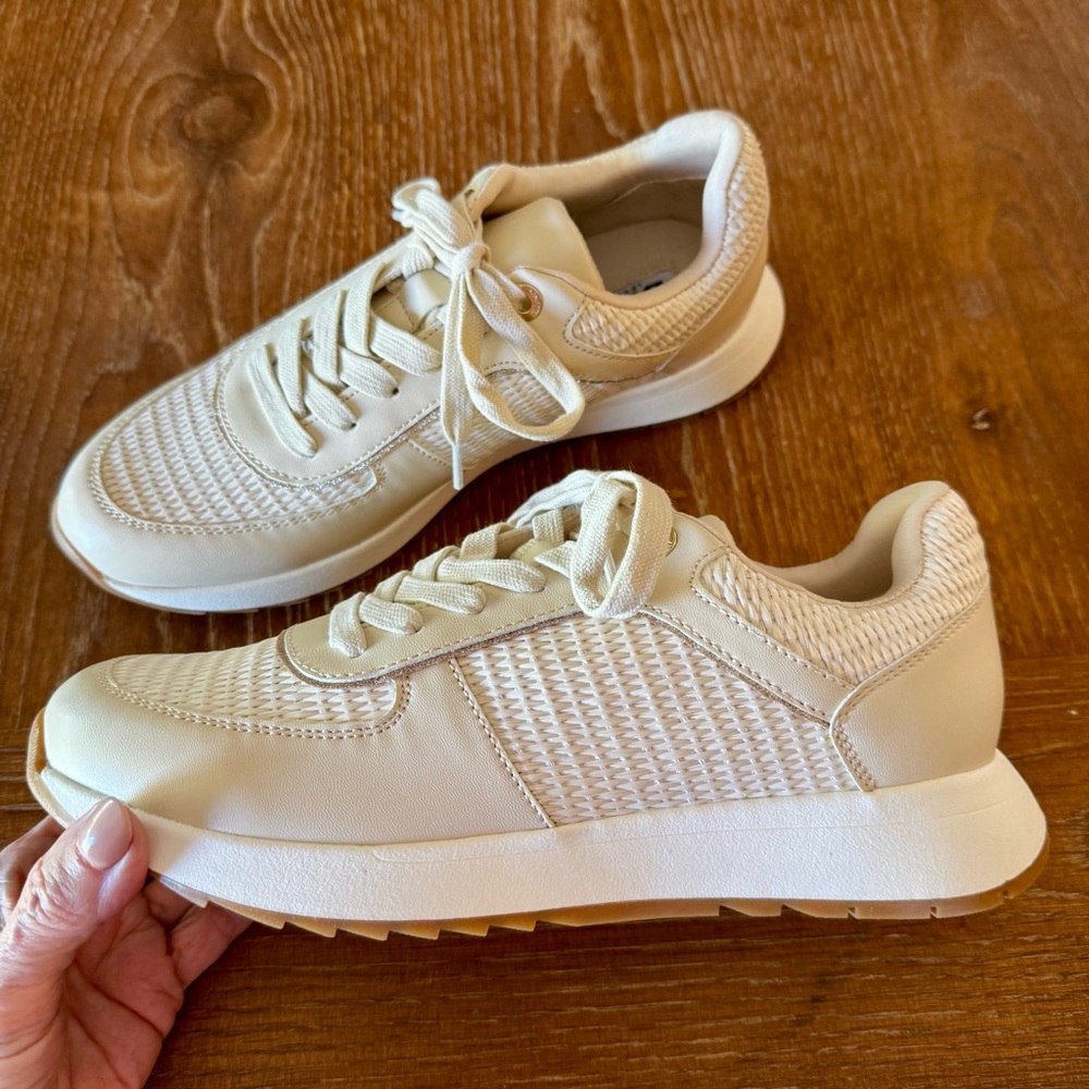 NIB Dune London ecru Emelias runners / trainers 9M - Picture 3 of 13